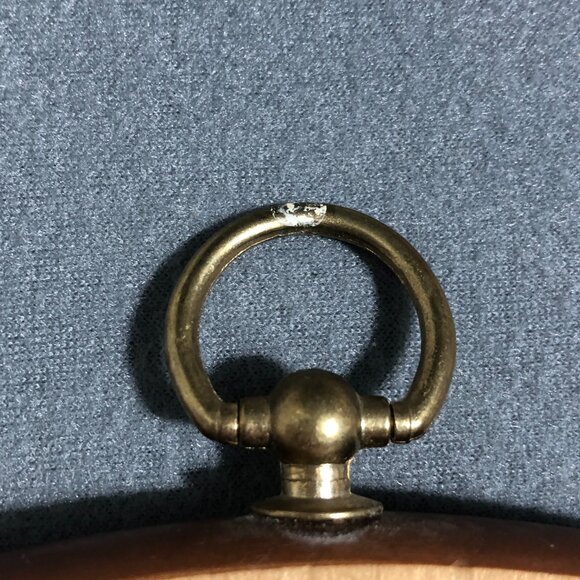 Vintage 1964 Berggren 12" Round Norwegian Rosemailing Wood Wall Plaque Signed - Picture 4 of 8